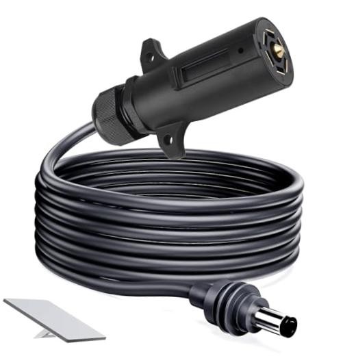 Starlink Mini Cable Adapter to 7 Way Trailer Plug Cable Charger, 16AWG DC 10FT