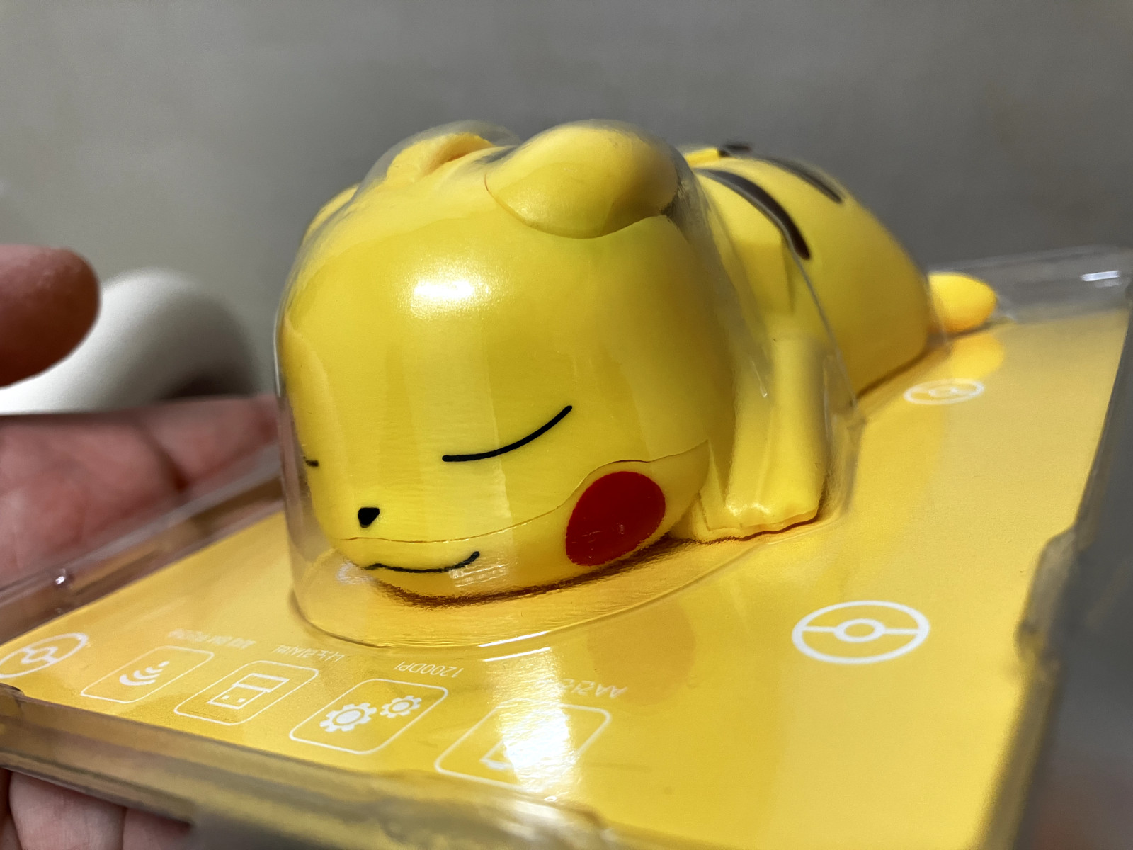Pokemon Pikachu Bluetooth 5.2+8M Speed+Nano Wireless Mouse 1200 DPI