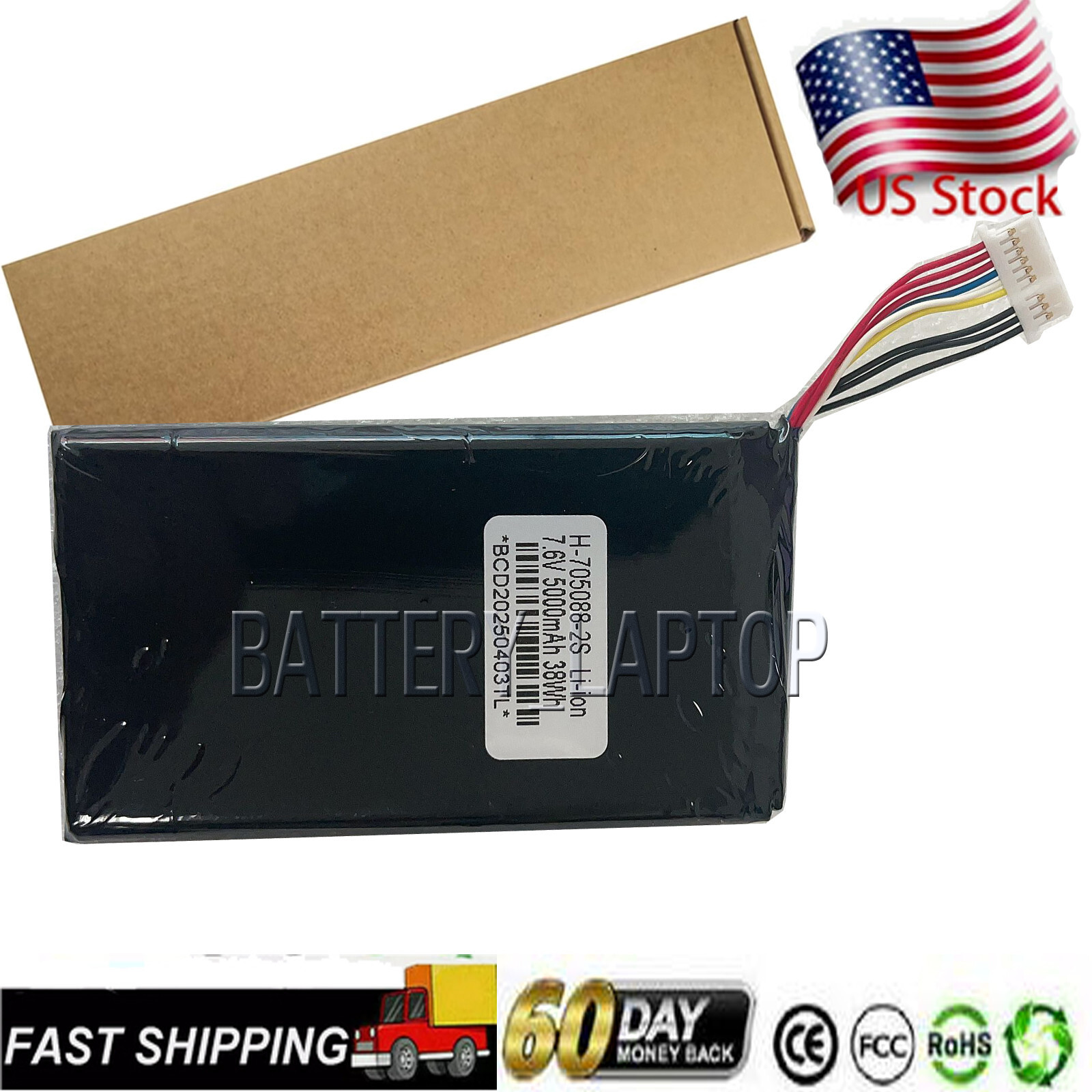 new 7.6V 5000mAh Battery For Anbernic WIN600 3020e 3050e 705088-2S1P battery