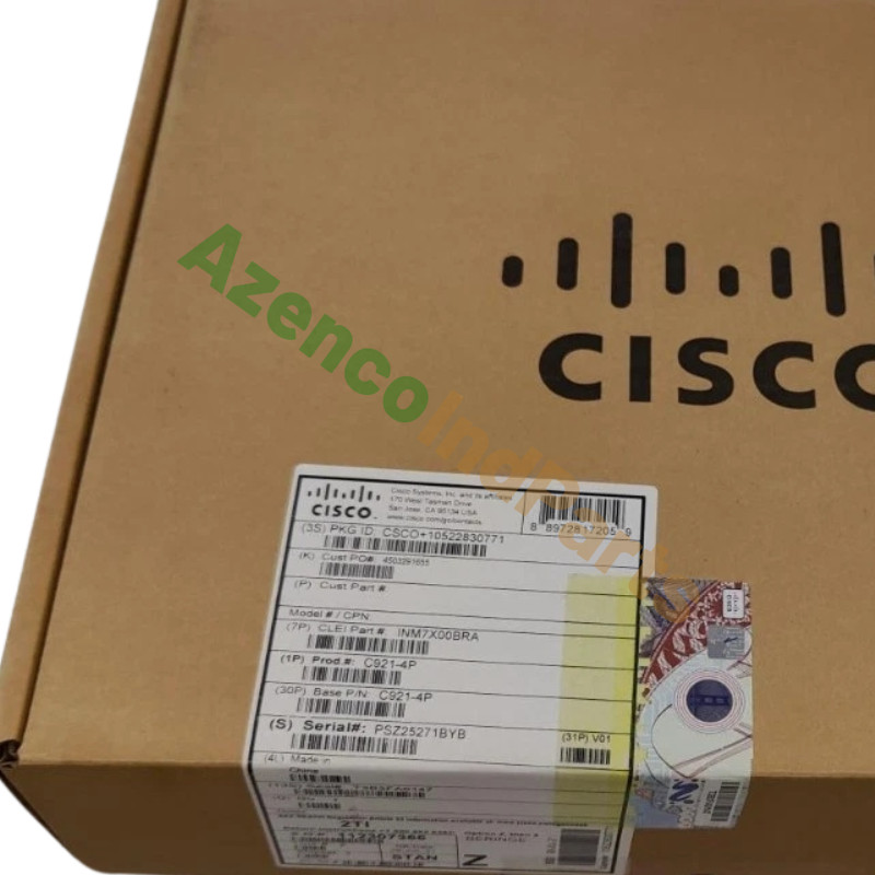 New Cisco C921-4P Quad-Port RJ-45 GE Integrated Services Router 2x GE WAN