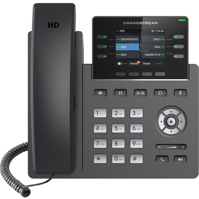 Grandstream Networks GRP2613 3-Line IP Phone w/ Color LCD