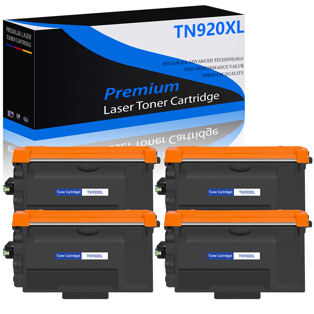 4PK TN920XL High Yield Compatible with Brother HL-L6210DW HL-L5210DN HL-L5210DW