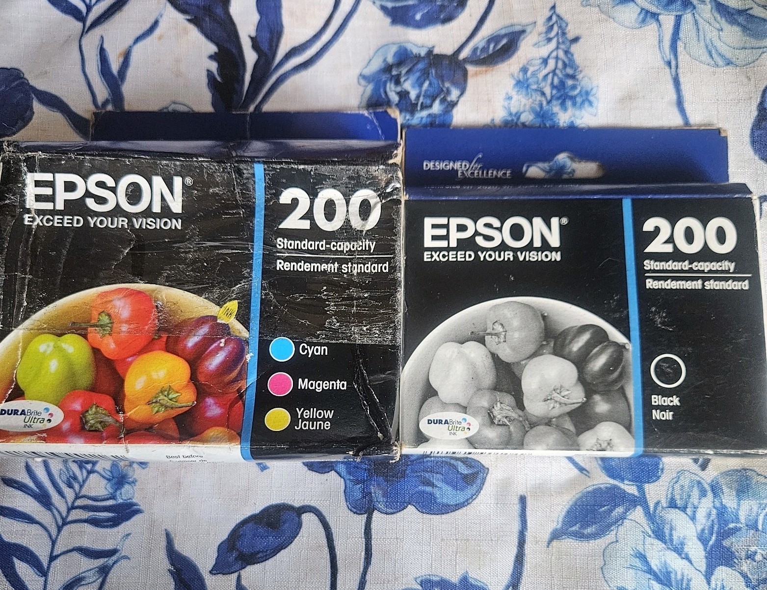 4-Epson 200 Combo Cartridges  Black Cyan Magenta Yellow  02/21~05/23 SHIPS FREE
