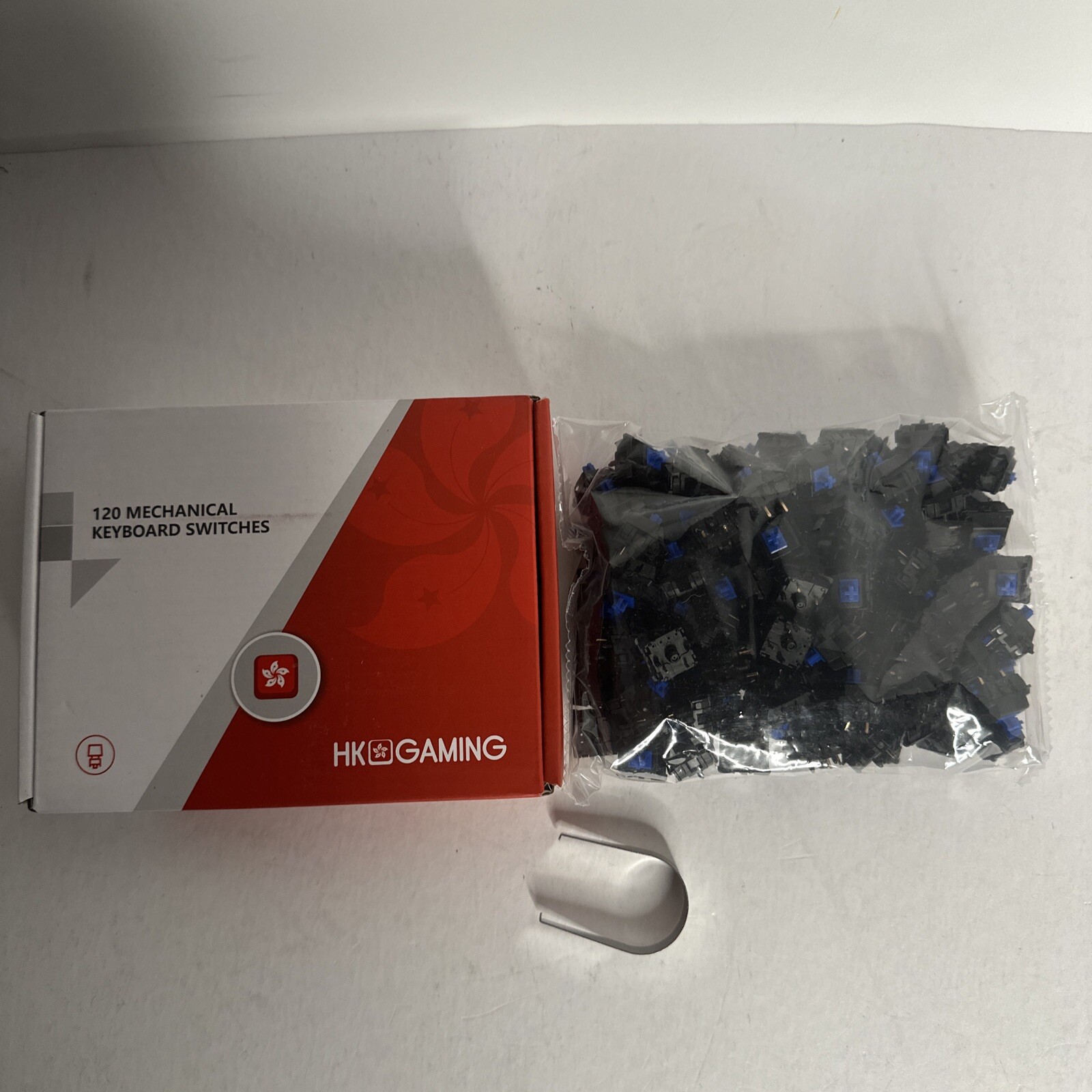 Gateron KS-9 RGB Mechanical MX Type Key Switch - Clear top (90 Pieces)