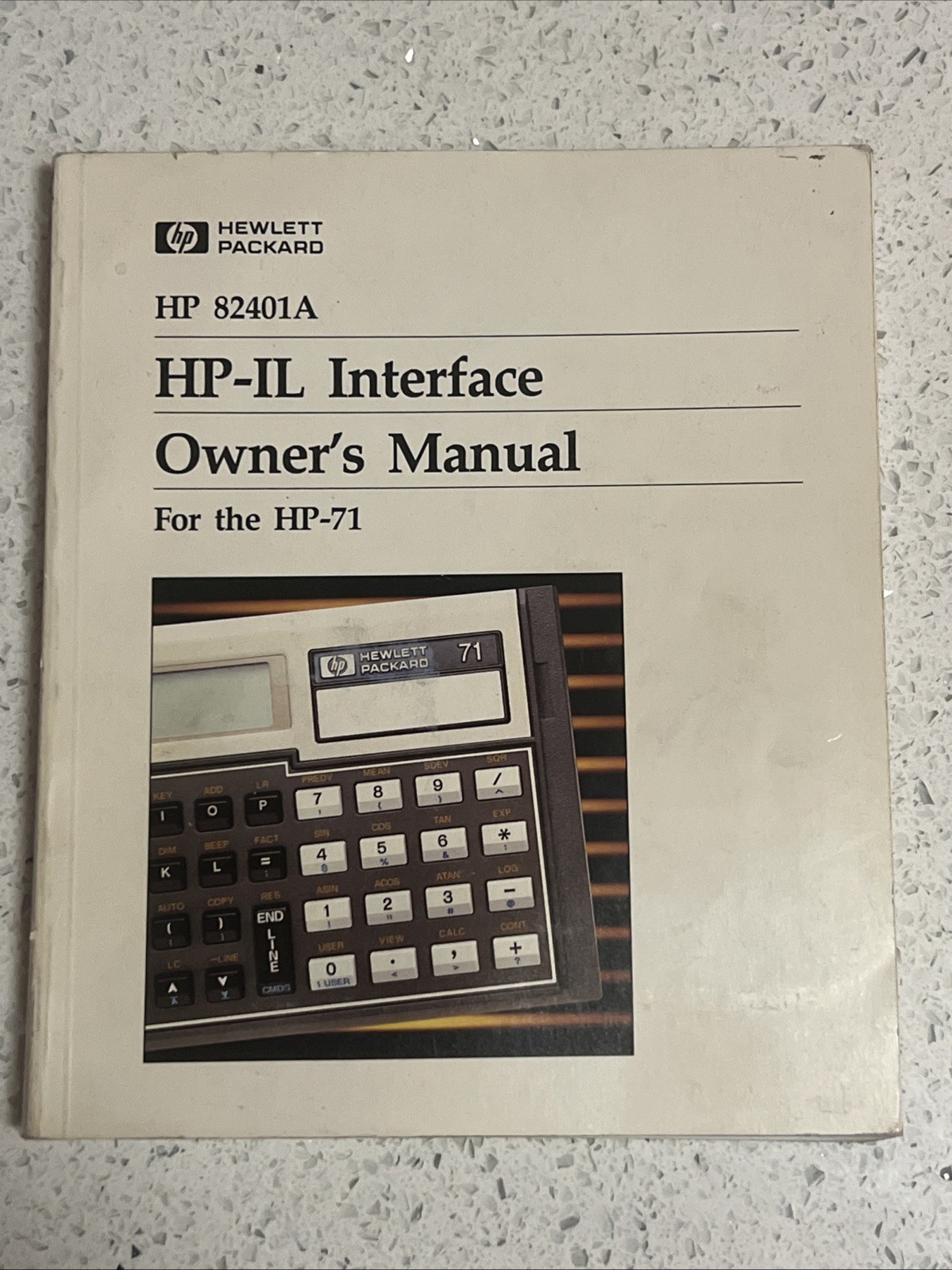 Hewlett Packard HP-71 Owner's Manual and Reference Manual Vintage Original
