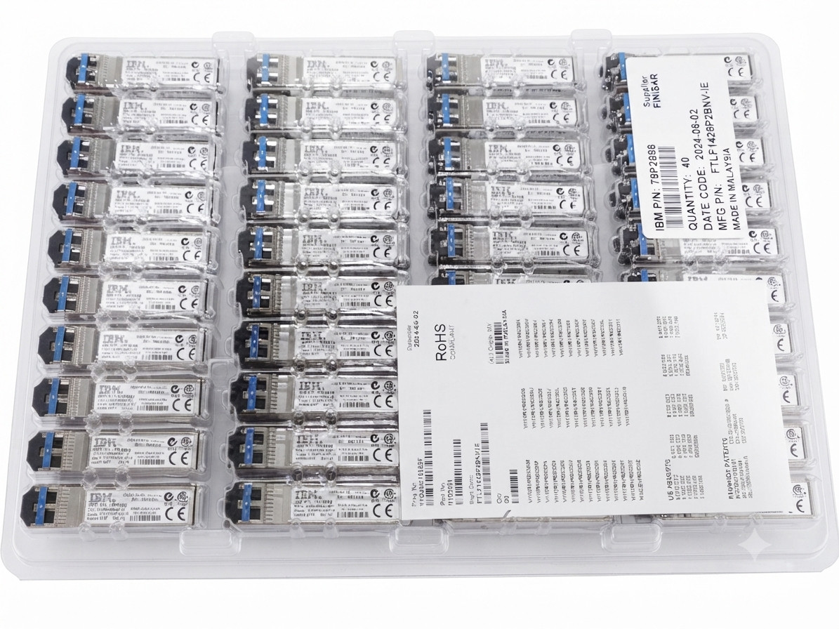 Lot of 40 IBM 78P2698 8GB L-Wave SFP  Fibre Optical Channel Transceiver Module