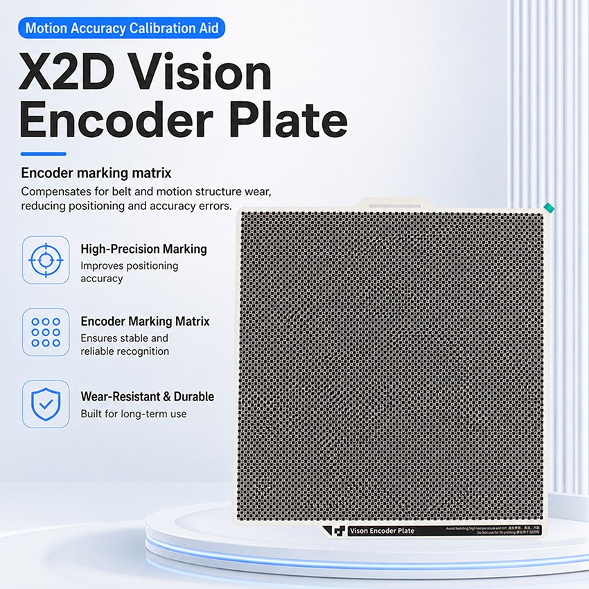 For X2D Vision Encoder Calibration Board High-Precision Motion Accuracy Upgrade