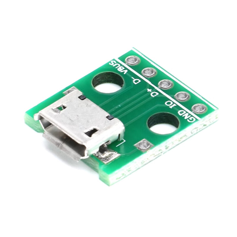 1pcs~50pcs MiCro USB to DIP Female Sockets Type B 5pin Adapter Board Solderable