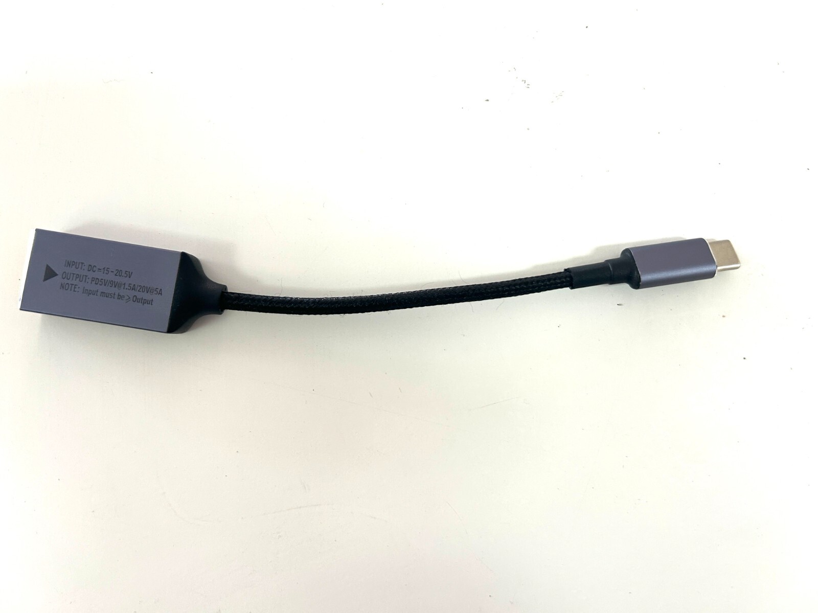 NEW AC Adapter converter from Lenovo square tip to USB type C 45w 65w 90w etc