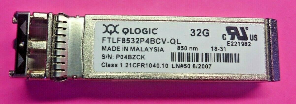 Genuine QLogic 850nm SFP+ 32G Optical Transceiver Module FTLF8532P4BCV-QL