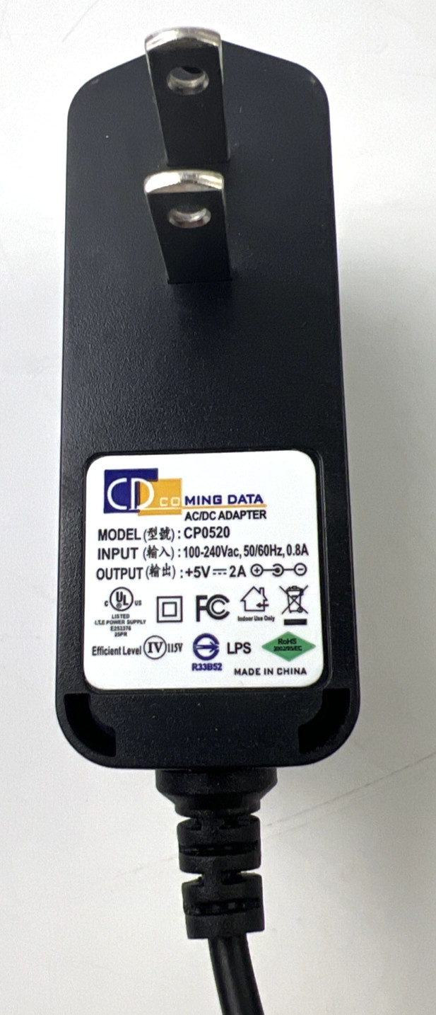 Genuine Coming Data CP0520 AC/DC Adapter Output 5V-2A Power Supply