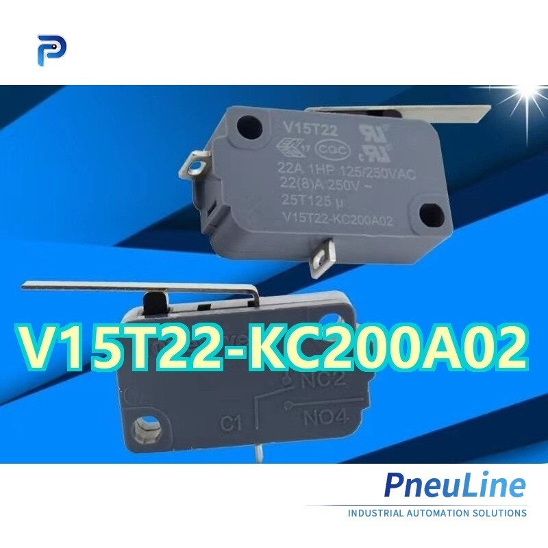 V15T22-KC200A02 1PC Honeywell Micro Limit Switch 2 Pins with Press Rod