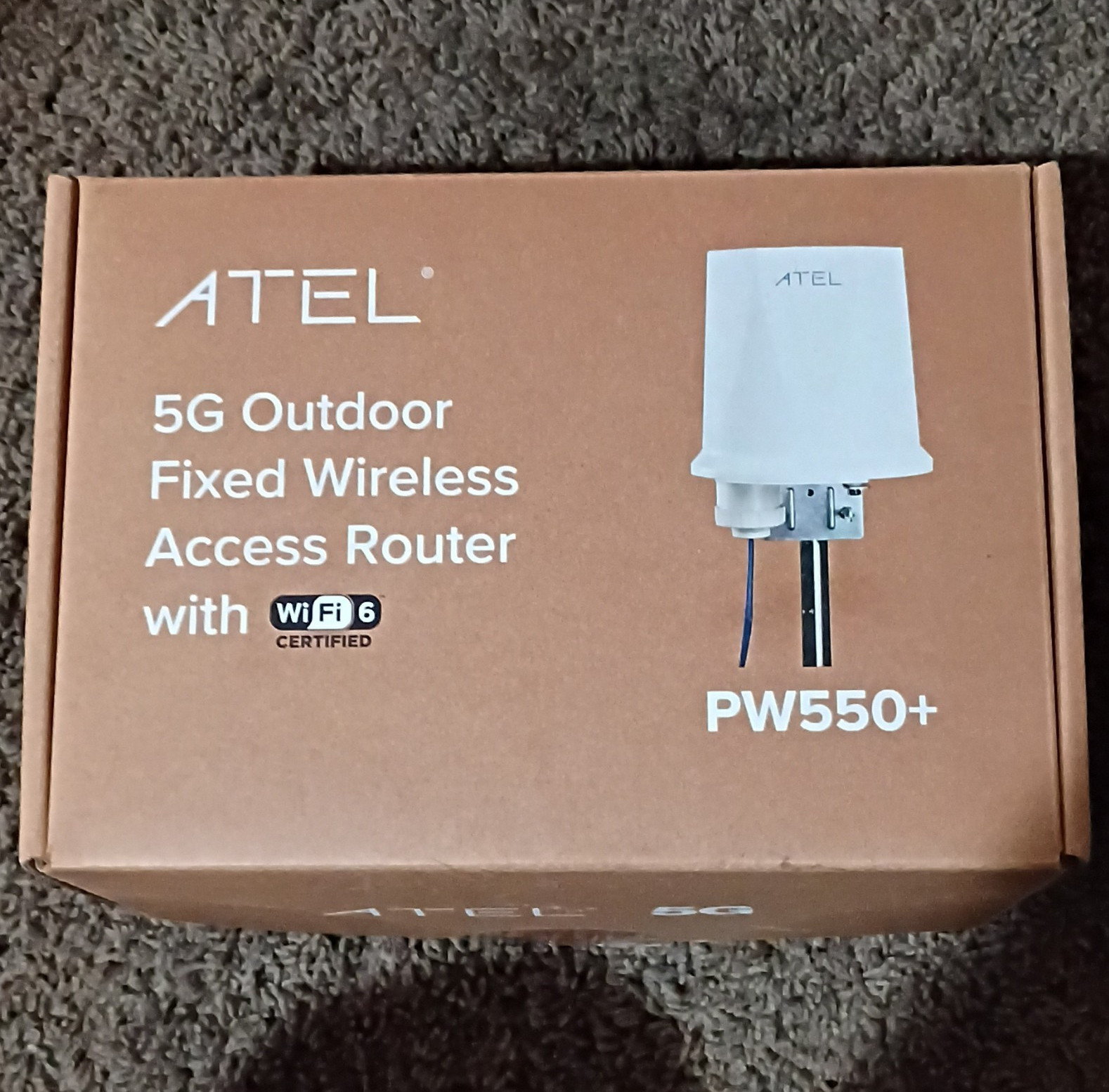 ATEL PW550+ 5G Outdoor Router Wi-Fi 6 PoE Dual SIM Unlocked White