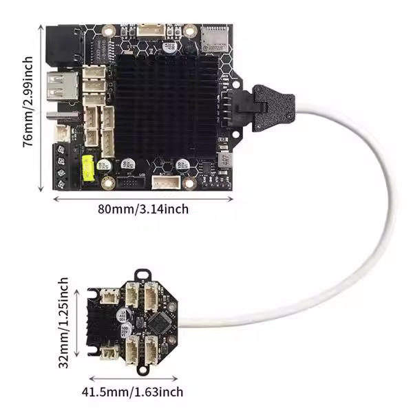 Black Bullant Mainboard M36 A35 Tmc2209 GC6609 Klipper for Voron V0 3D Printer*