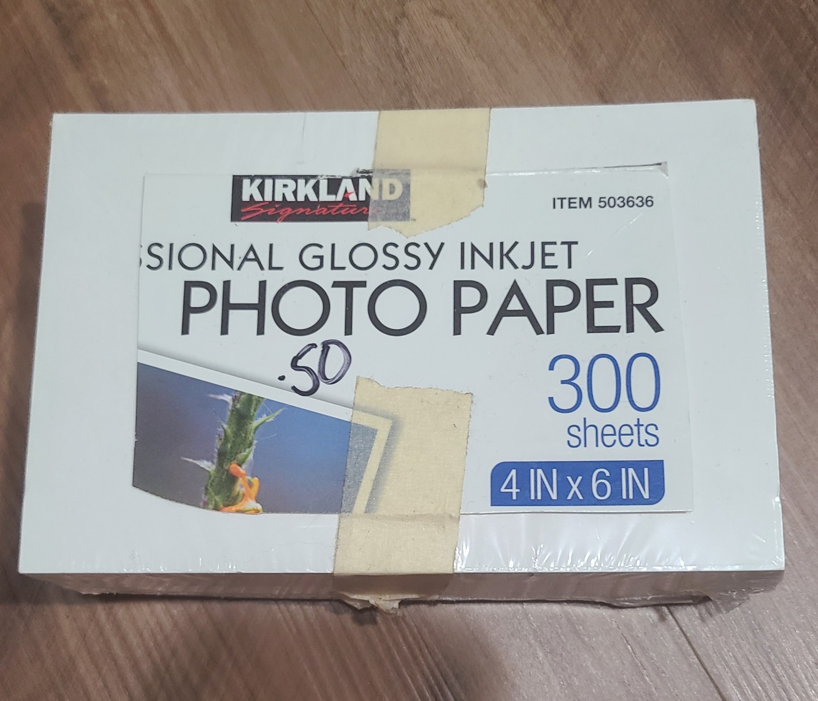 Kirkland Signature 4x6 Professional  Glossy Inkjet Photo Paper Read Description 