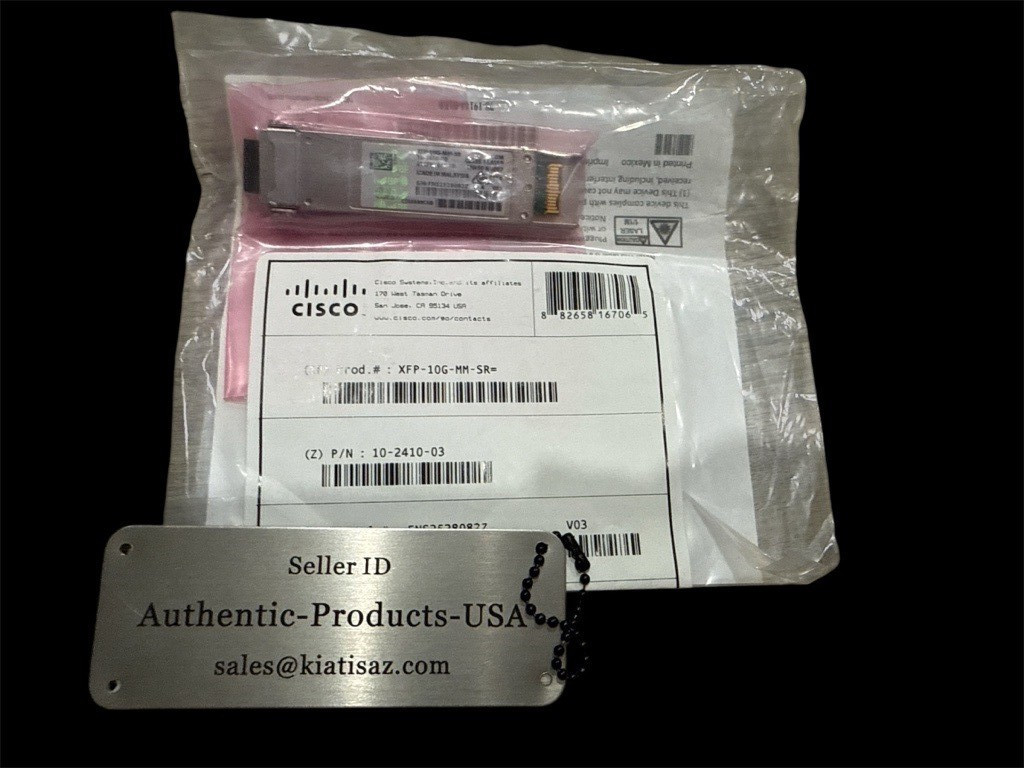 New Sealed Cisco XFP-10G-MM-SR 10-Gbe XFP Fiber Module 10-2410-03 w/ HOLOGRAM