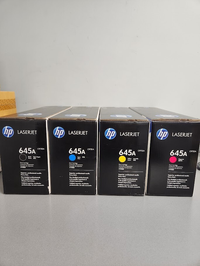HP 645A SET C9730A, C9731A, C9732A, C9733A Original HP Toner Cartridge