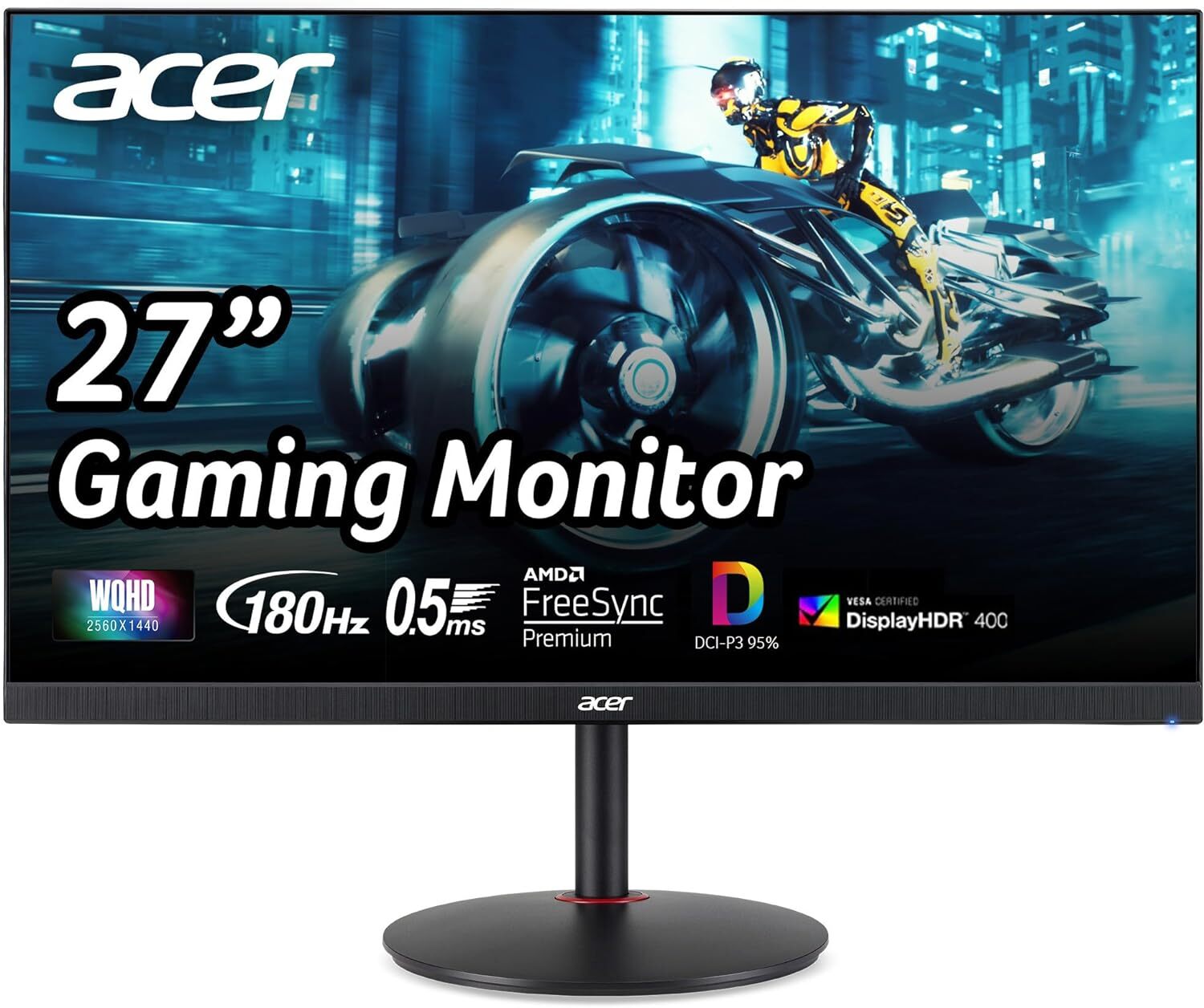 Acer XV272U V3 27" 2560x1440 180Hz 350Nit 1ms IPS HDMI DP 100x100 Refurbished