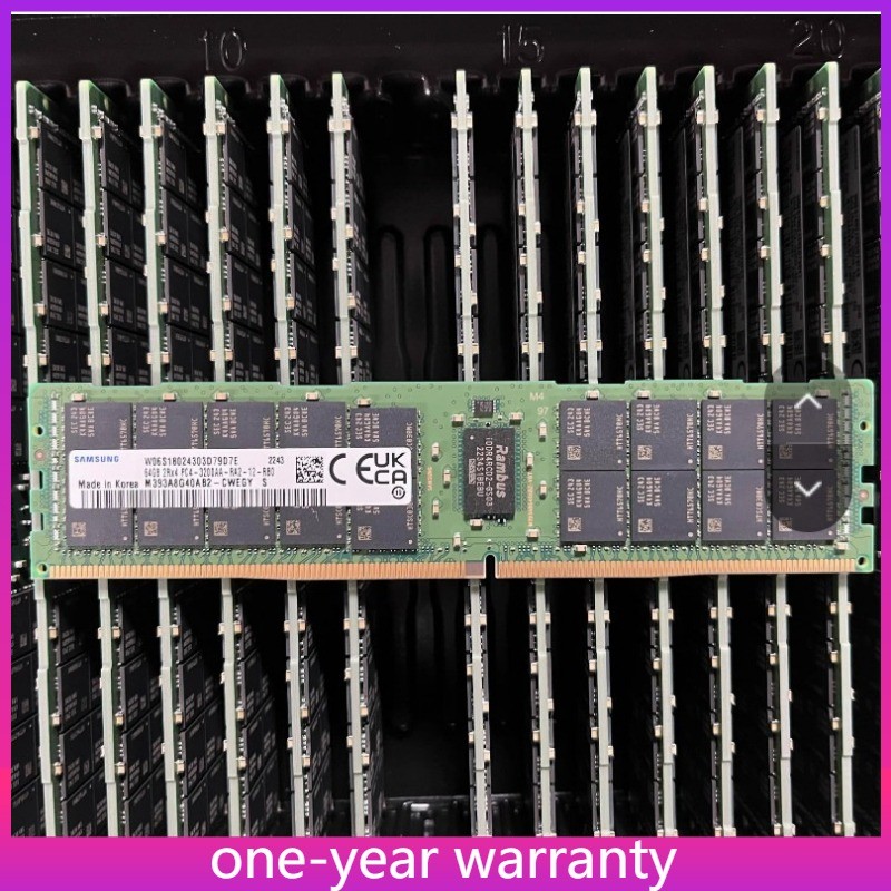 M393A8G40AB2-CWE New SAMSUNG 64GB DDR4-3200 RDIMM 2RX4 PC4-3200A RAM MEMORY New