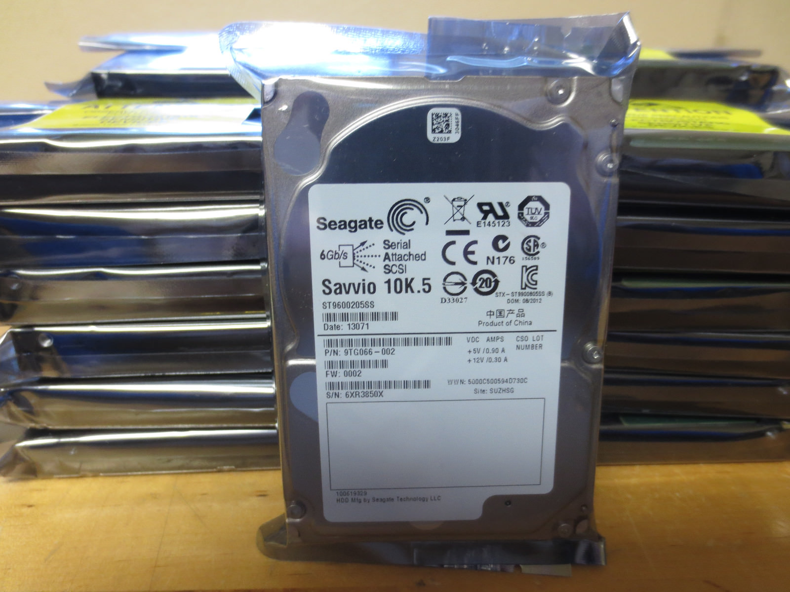 Seagate ST9600205SS 9TG066-002 FW:0002 6Gb/s 10K.5 64MB 600gb 2.5" SAS HDD