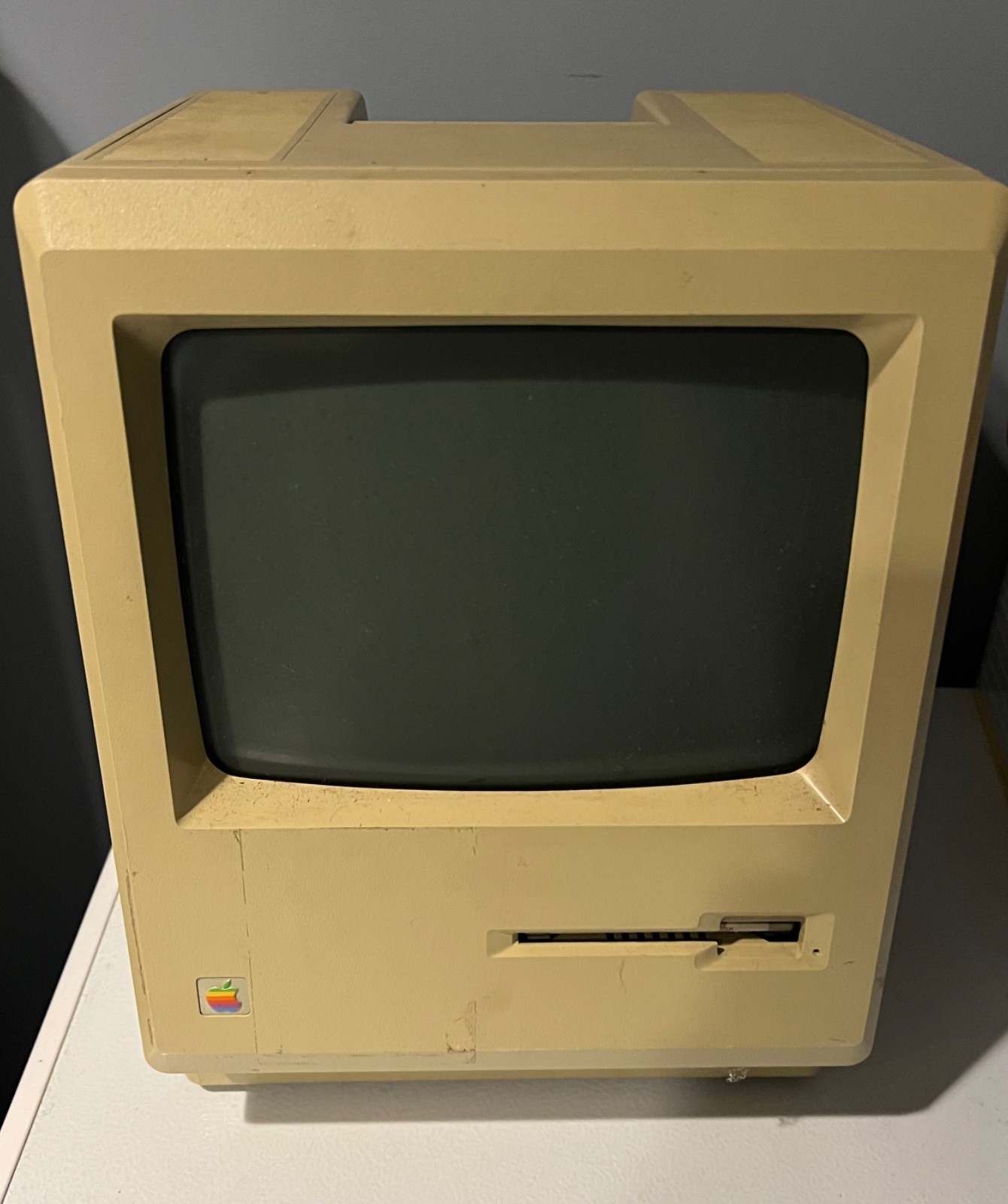 Vintage Apple Macintosh 512K Model M0001W "Fat Mac" – For Parts / Repair Only