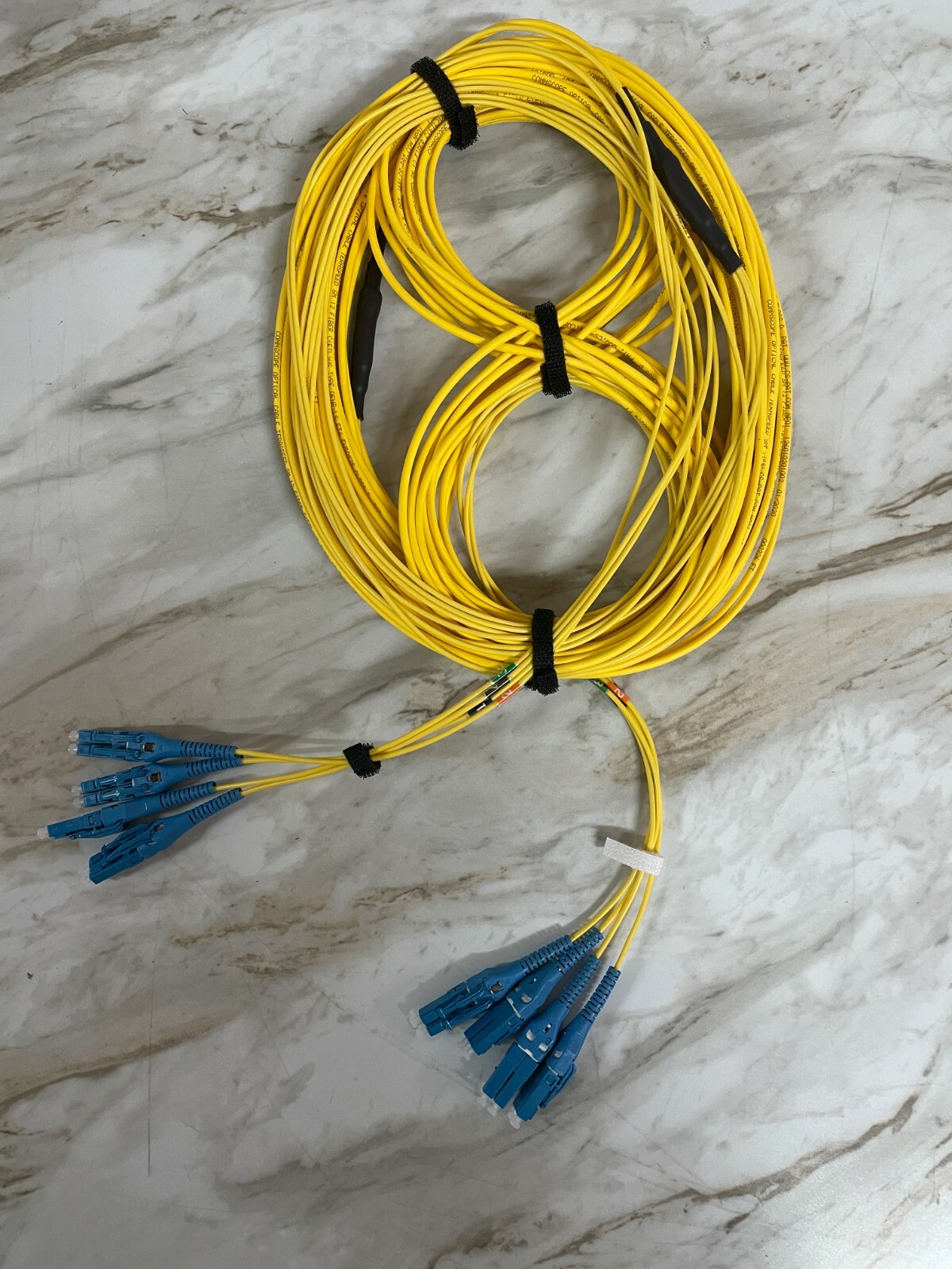 30M Uniboot LC-LC Single-Mode Duplex 4 Strand 9/125 Fiber Optic Patch Cord