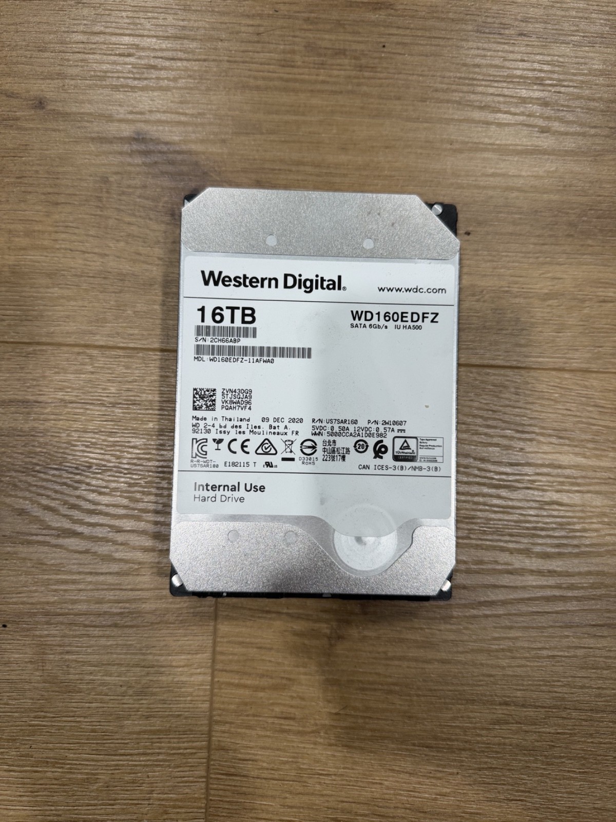 WD160EDFZ WD 16TB 5400 RPM SATA 6Gb/s 128MB Cache Internal HDD
