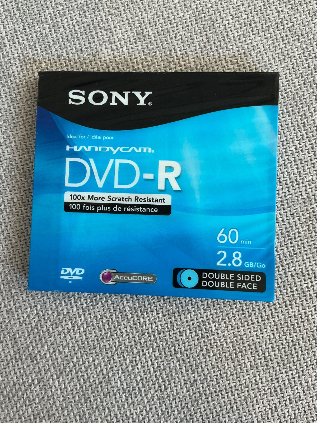 Sony Handycam DVD-R Blank Mini Disc 60min 2.8GB Double Sided SEALED NEW