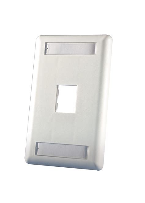 [4 PACK]  Legrand Ortronics OR-40300549-88 Faceplate, TracJack, 1-hole White New