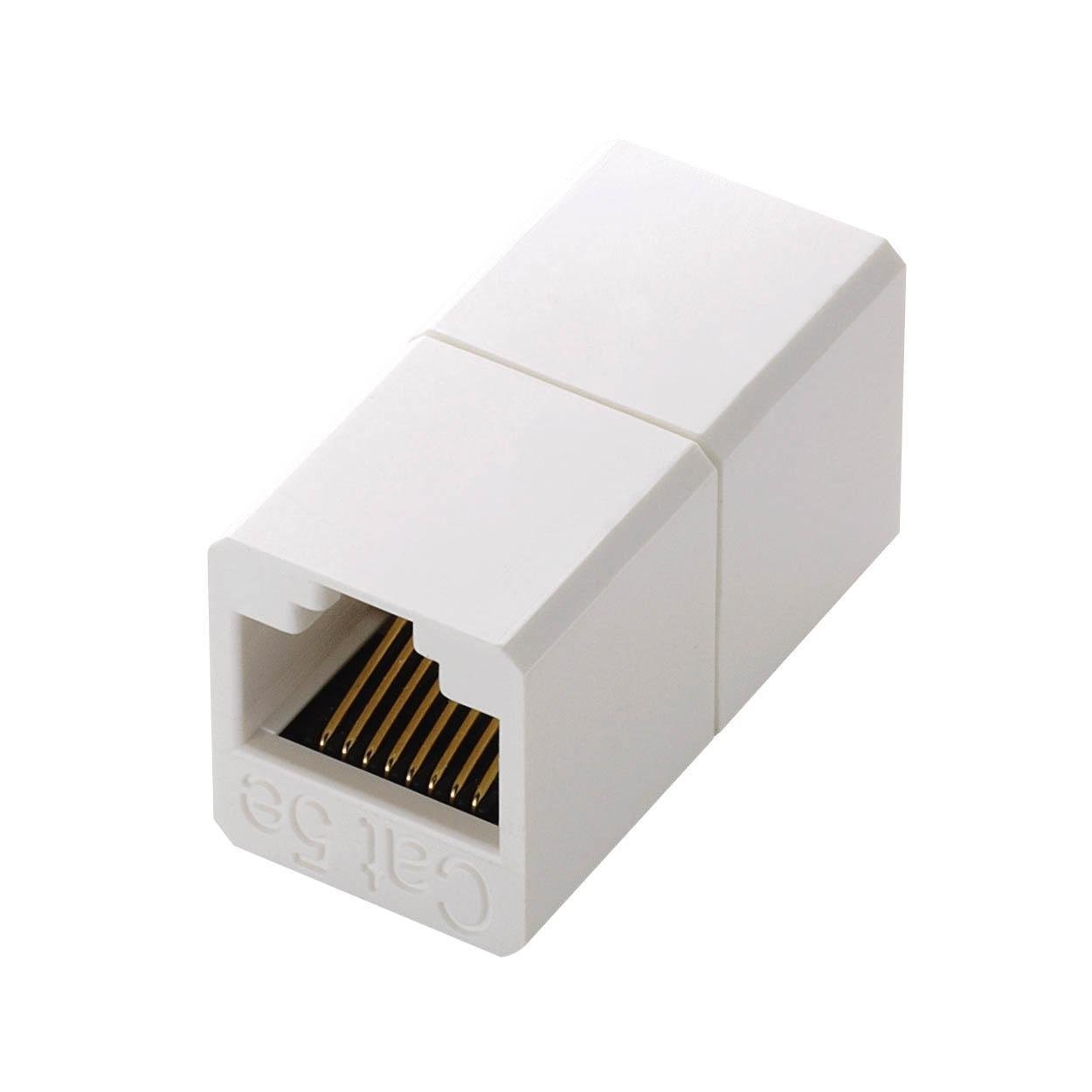 ELECOM CAT5e Relay Connector LD-RJ45JJ5Y2