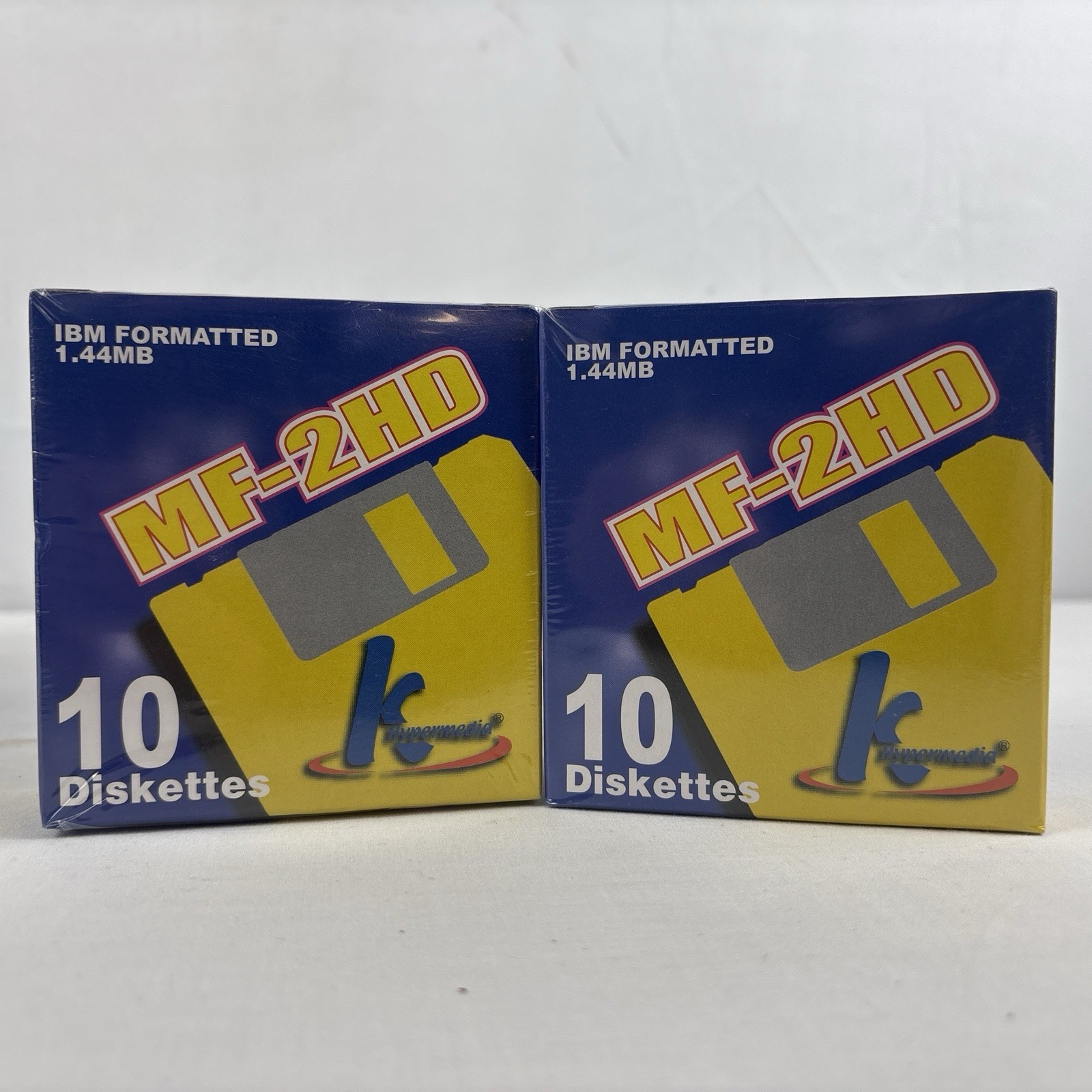 Hypermedia MF-2HD High Density 3.5" 1.44 MB Floppy IBM Disk Diskettes 20 NEW
