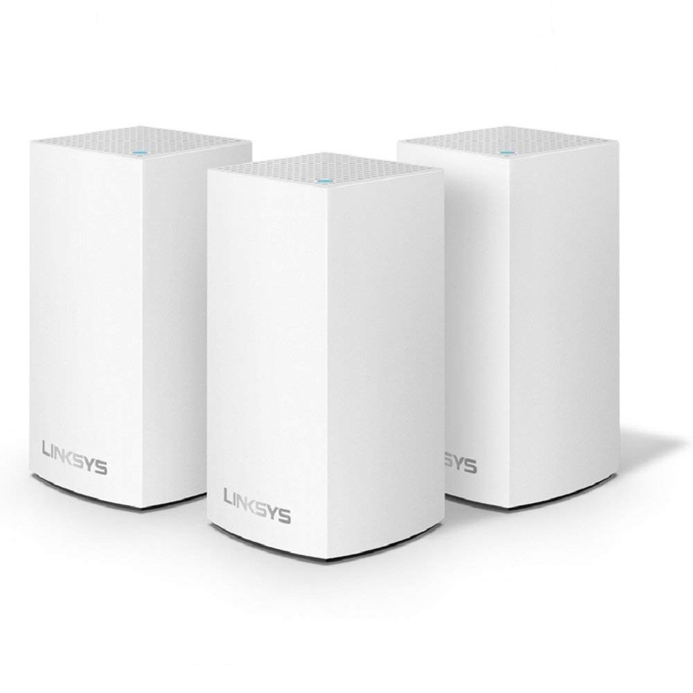 Linksys Velop Dual-Band AC1300 Whole Home WiFi Mesh System WHW0103 3-Pack