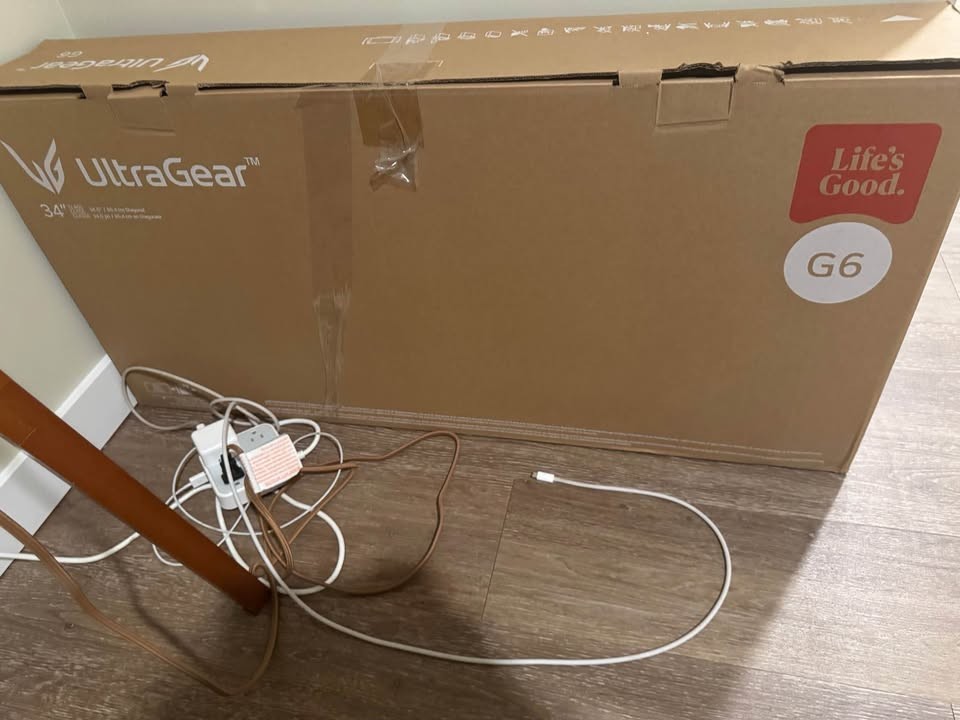 Un-opened  LG 34G630A-B 34-Inch Ultragear(3440 x 1440) Curved Gaming Monitor