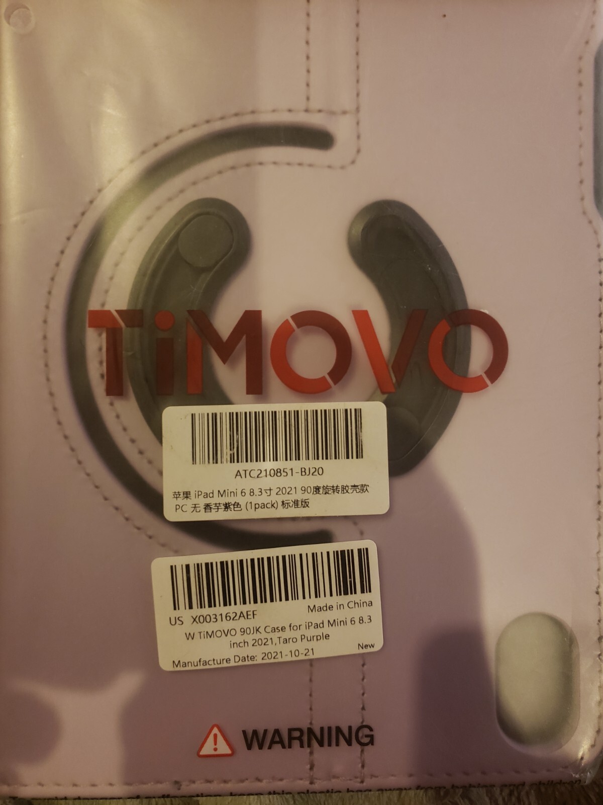 Timovo Case for Ipad Mini 6, 8.3"  2021 Taro Purple 