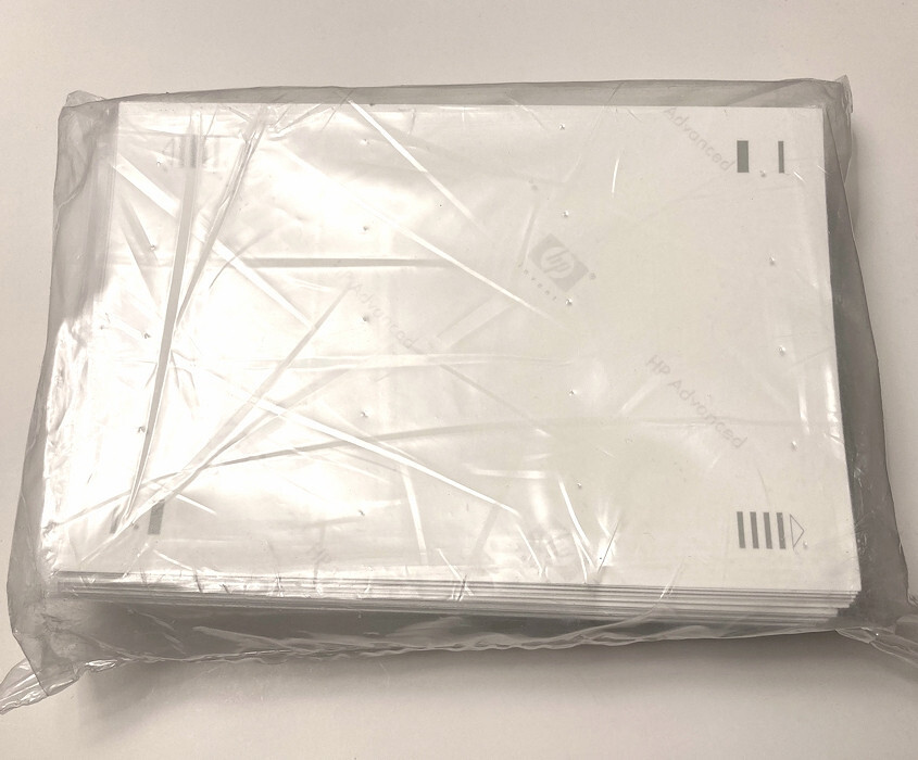 HP Invent Advanced Blank Photo Paper Rectangle 4x6 Print Your Own Picture Sealed