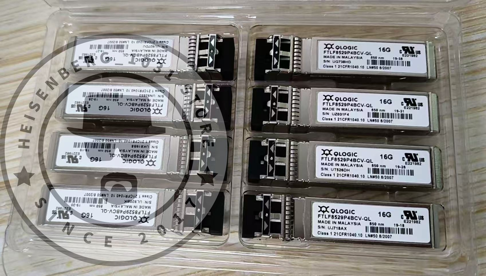 🔥🔥🔥 FTLF8529P4BCV-QL Qlogic 16G 850NM Fibre  Channel SFP+ Transceiver Module