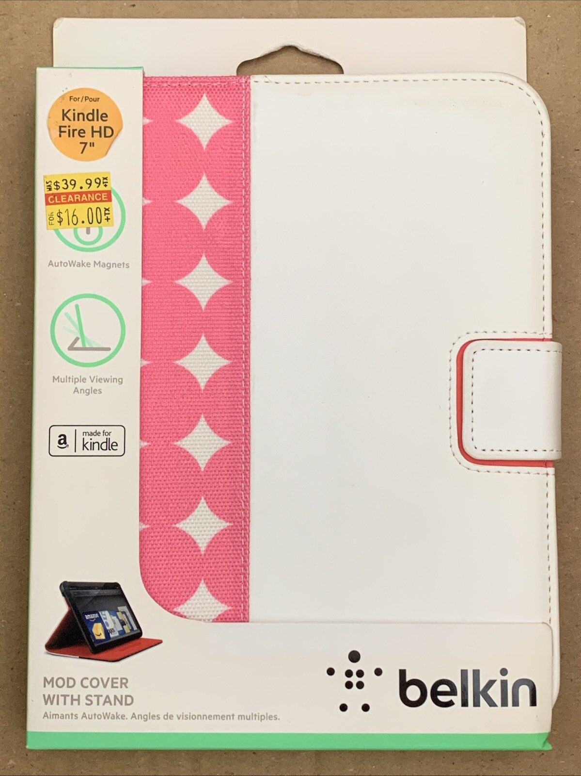 Belkin White/Pink Not Available.