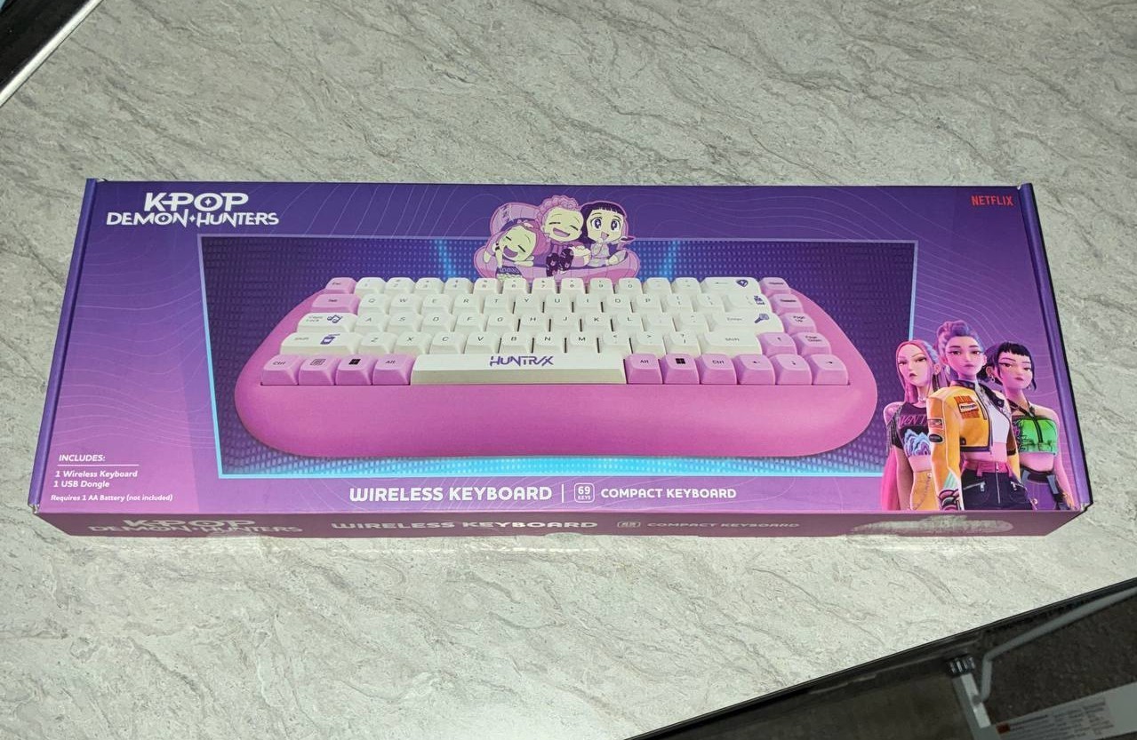 Kpop Demon Hunters Wireless Compact Keyboard - Brand New