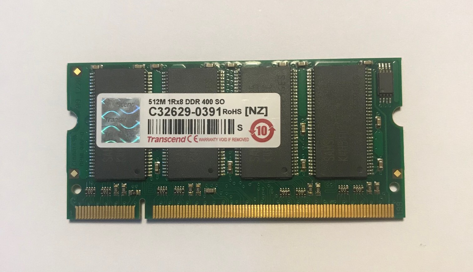 512MB 1RX8 DDR 400 200PIN SODIMM