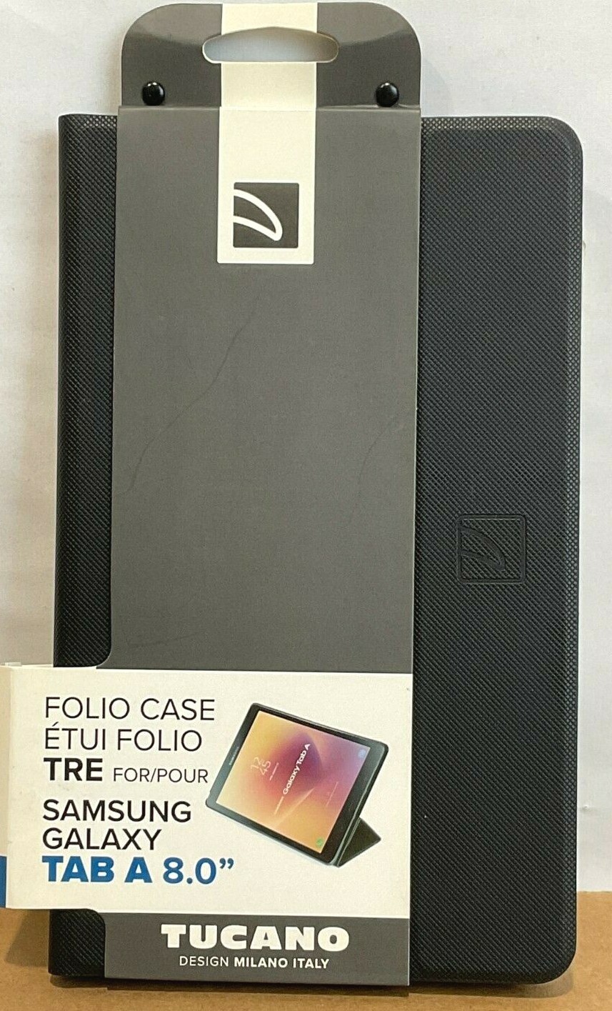 ⭐️Brand New Tucano Tre Folio Case (Samsung Galaxy Tab A 2017) (black) ✅❤️️✅❤️️