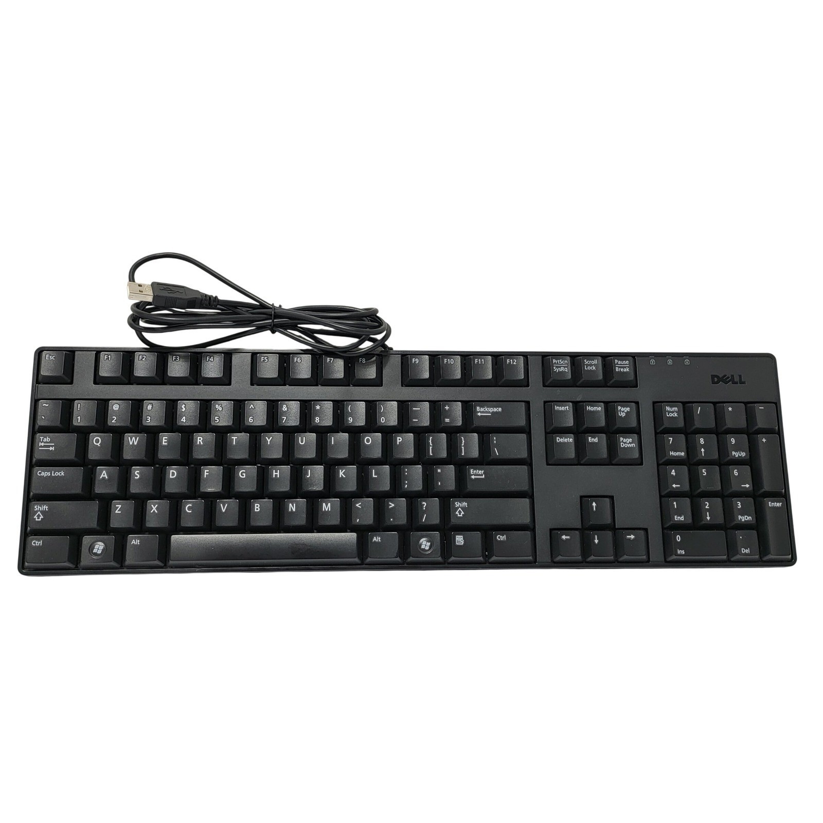 Dell KB1421 USB Wired Full Size Keyboard Black Office Work Home PC "Tested"