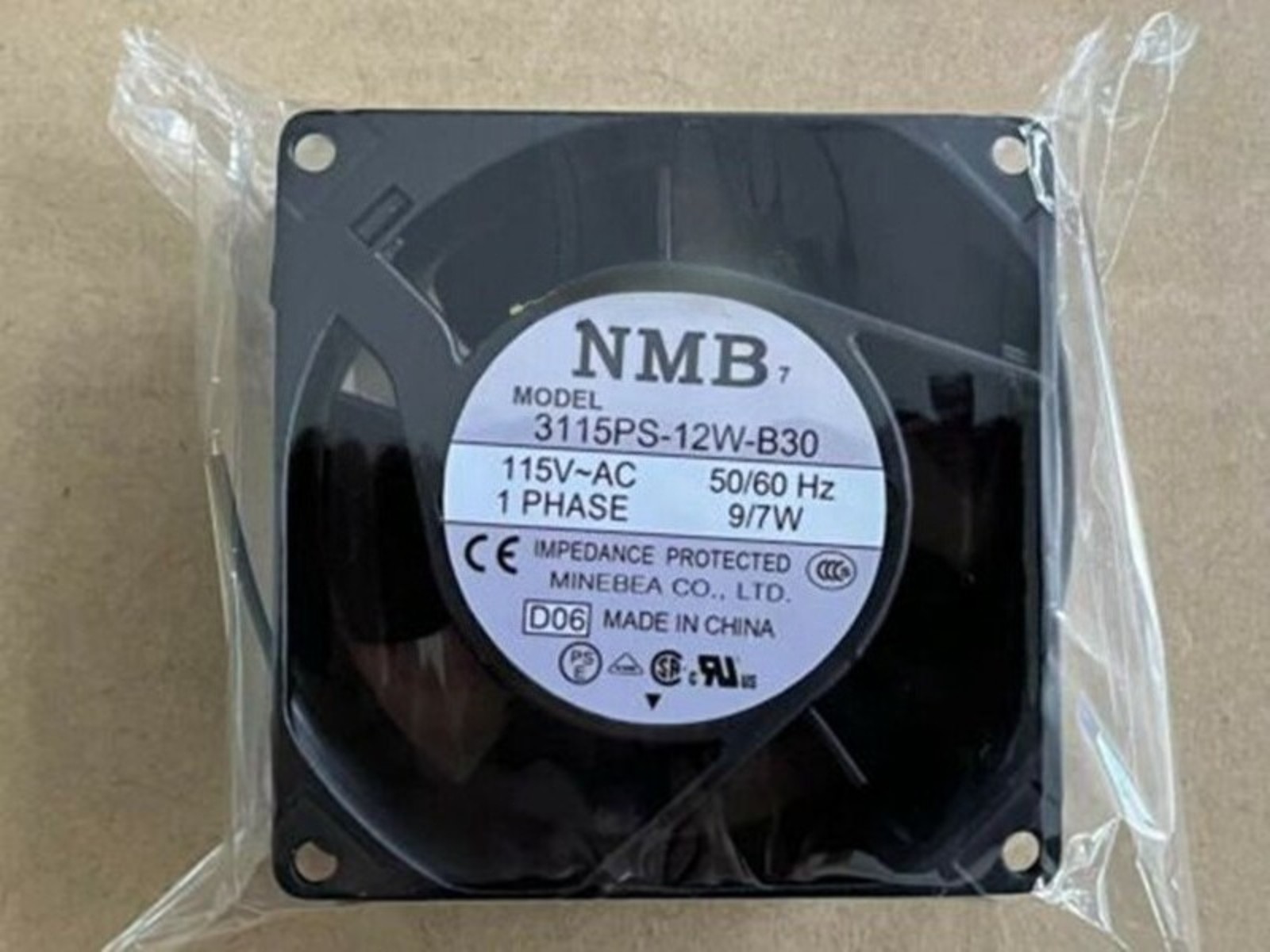 10PCS NEW FOR NMB-MAT Cooling fan 3115PS-12W-B30 MODEL 115V AC 50/60Hz