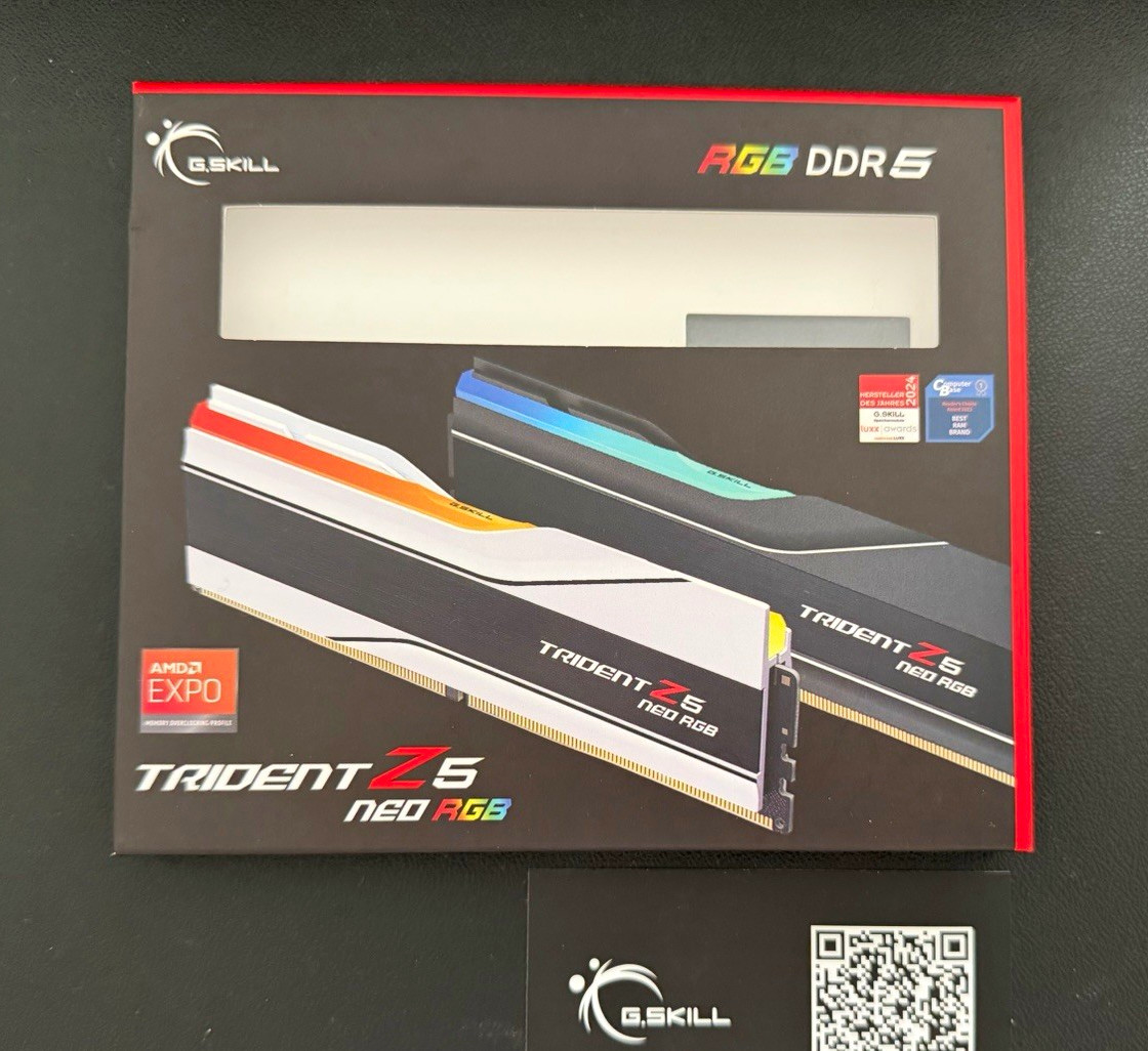 G.Skill Trident Z5 Neo RGB 64GB 2x32GB DDR5 6000 CL28 AMD EXPO