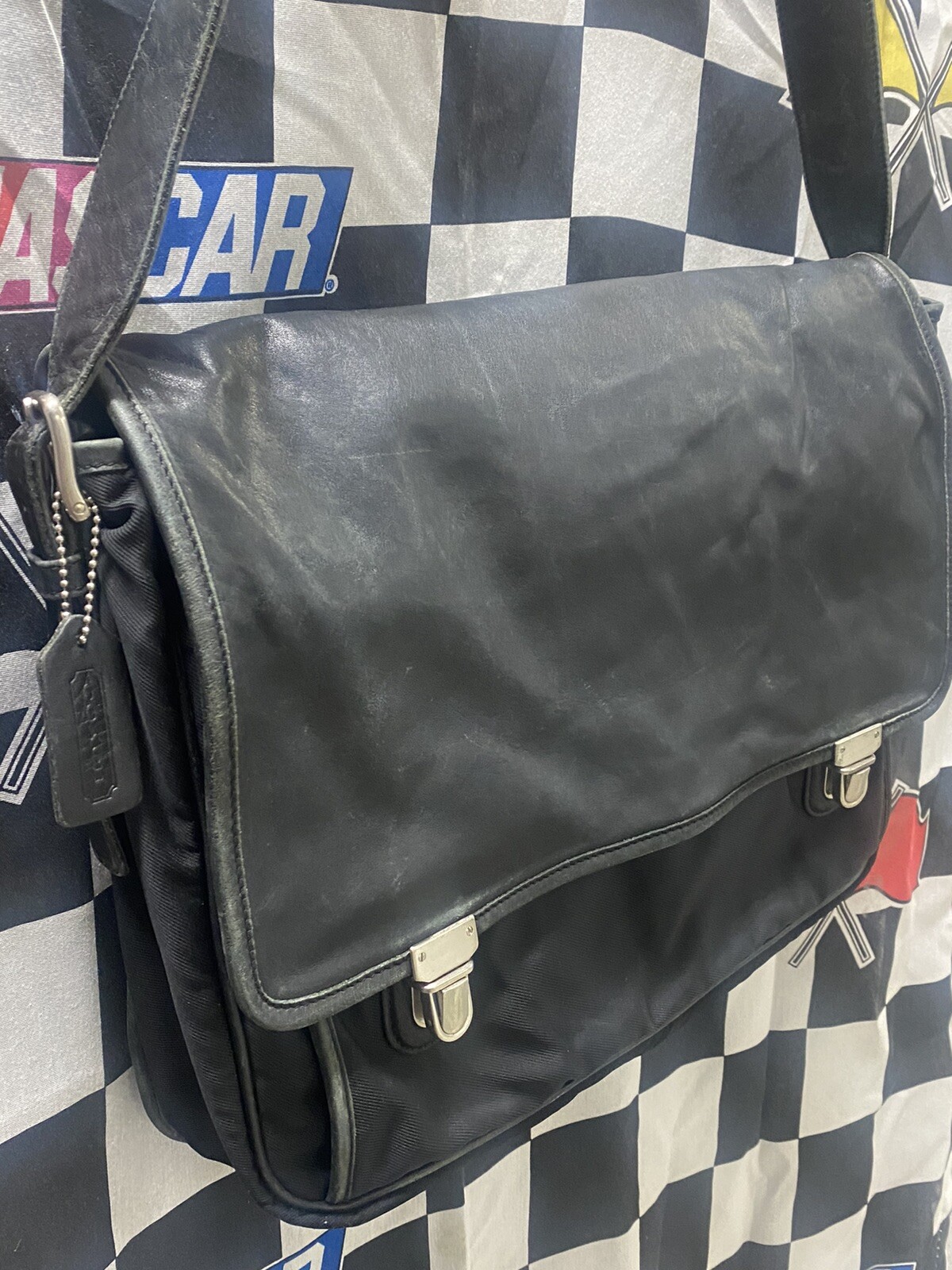 Coach Leather Laptop Messenger Bag Style 5100 – B0L Serial – Business Briefcase