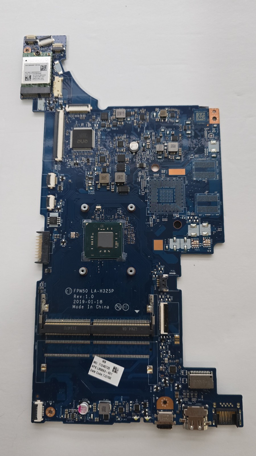 HP 15-DW 15-DU Laptop Motherboard Pentium N5030 FPW50 LA-H325P L85893-601
