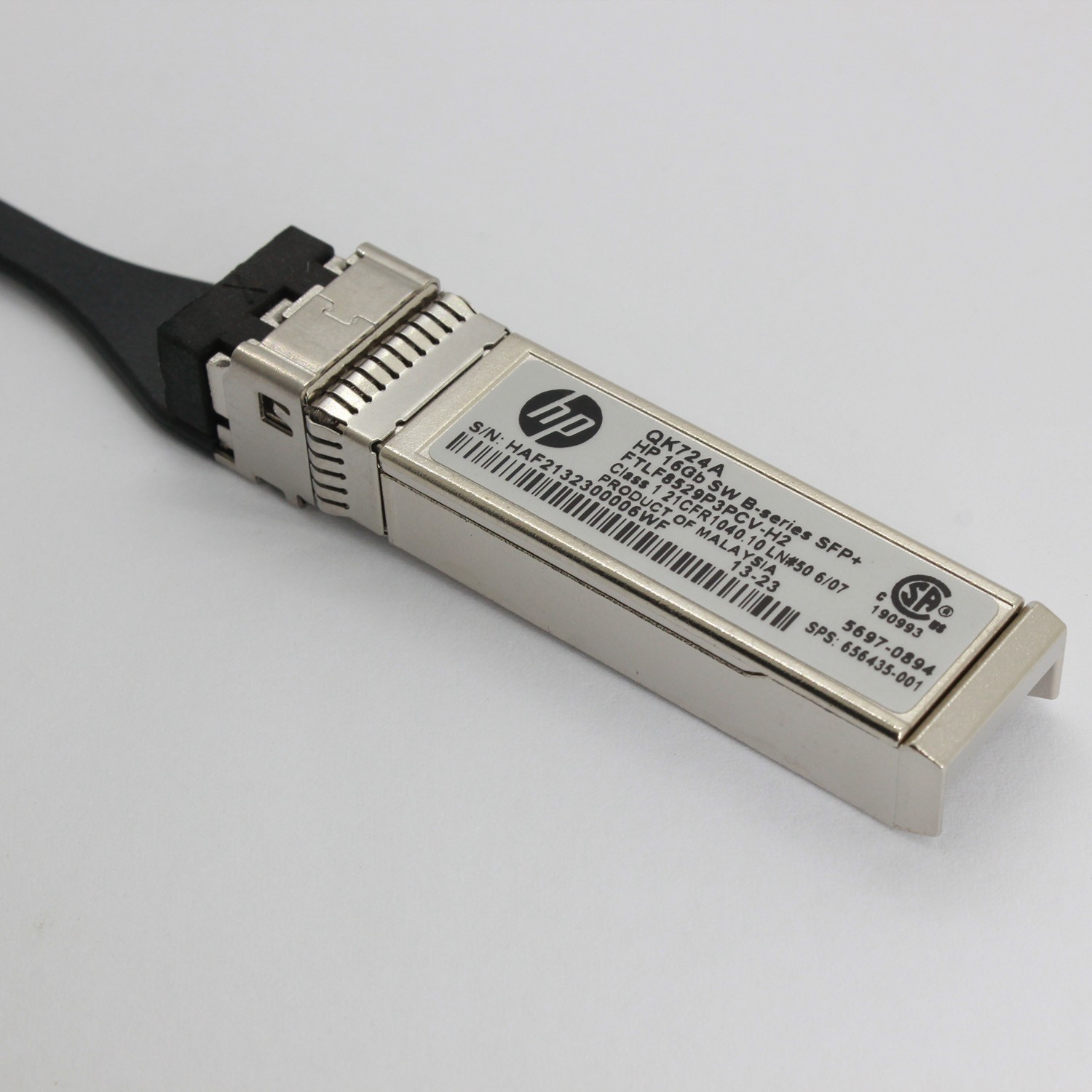 HP QK724A 16Gb B-Series SW Fibre Channel SFP+ Transceiver 656435-001