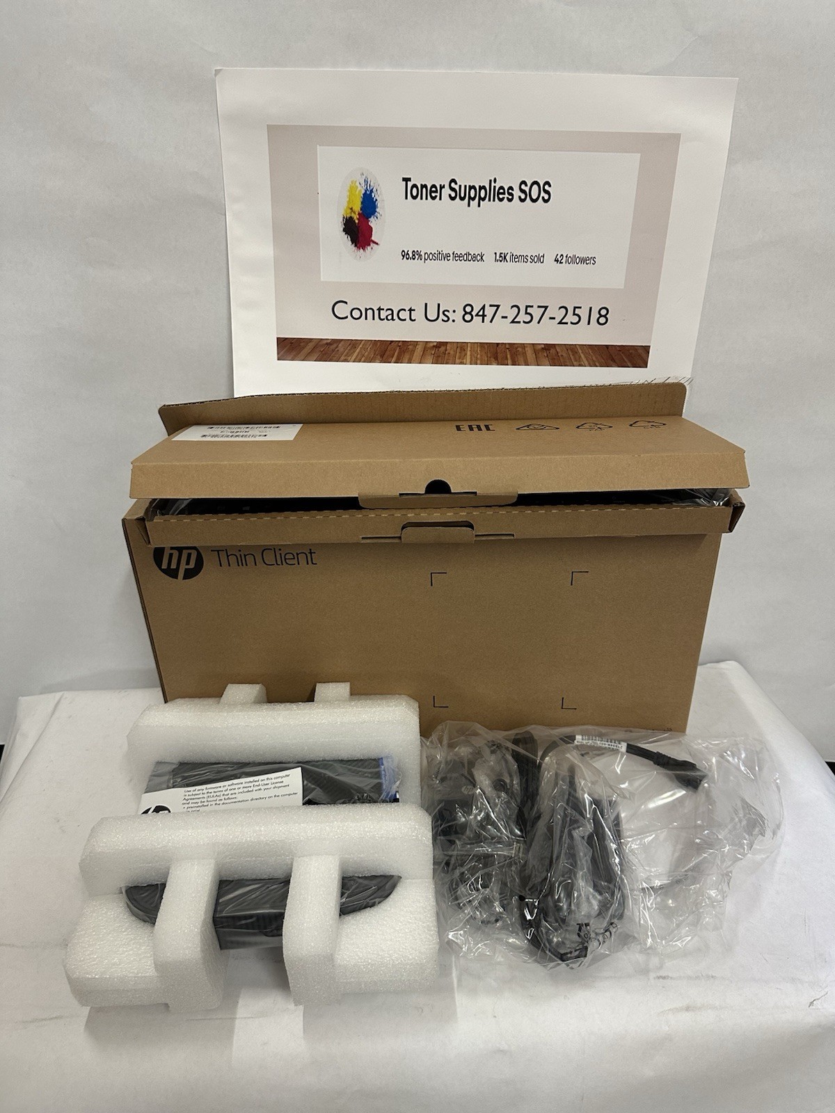 HP t530 Thin Client Desktop PC, 3GM98UA#ABA, 1.50GHz, 4GB RAM, 8GB Flash,