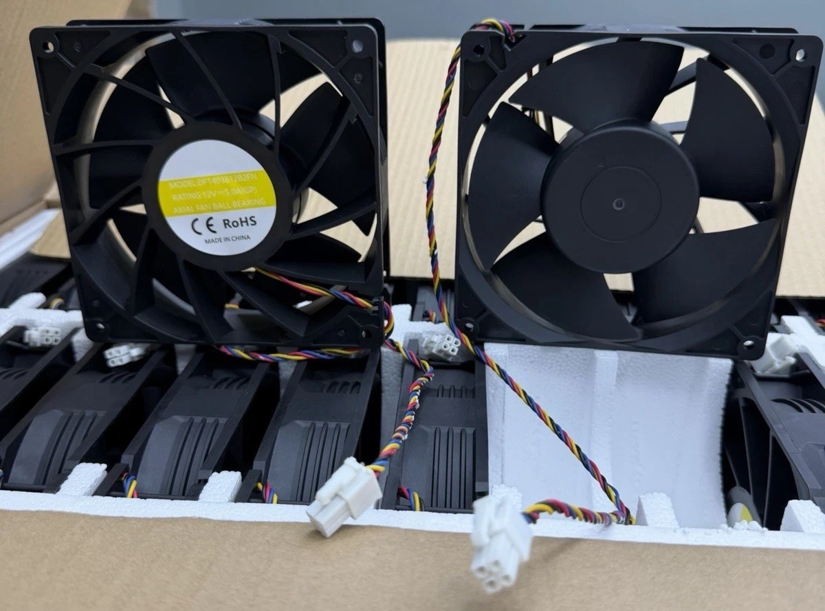 Antminer S21+, S21Pro Cooling Fan 14CM Martech DF1403812B2FN 12V 5A 7000RPM