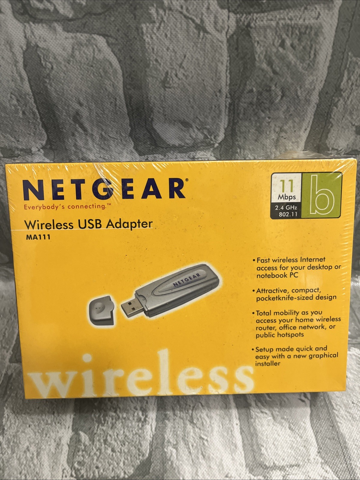 NetGear MA111 (606449026566) Wireless Adapter Vintage 2003