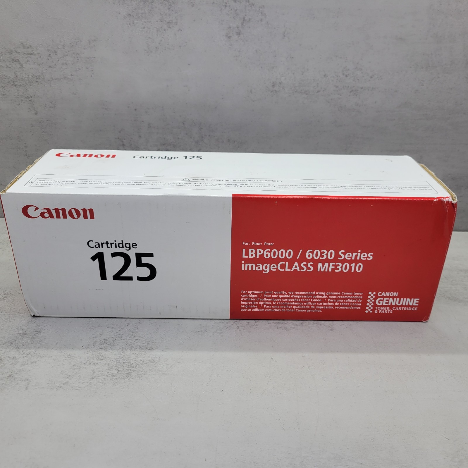 Canon Cartridge 125 Toner Cartridge OEM Genuine - Black - [OPEN BOX]™